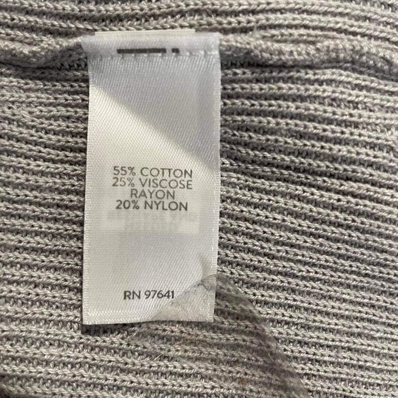 J. Jill Large Gray Top Tunic Crew Neck - Picture 5 of 6